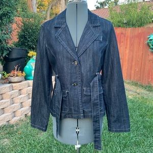Baccini Blue Jean Jacket Size MP